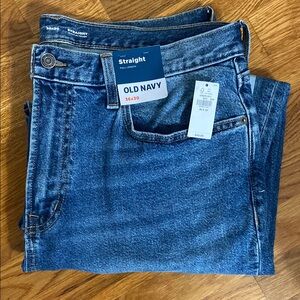 NWT Old Navy Straight Fit Jeans size 36x30